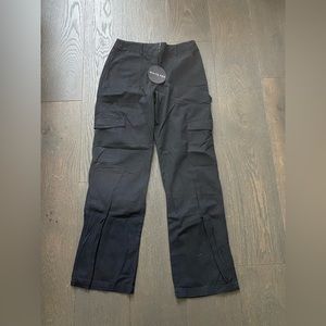 Black cargo pants